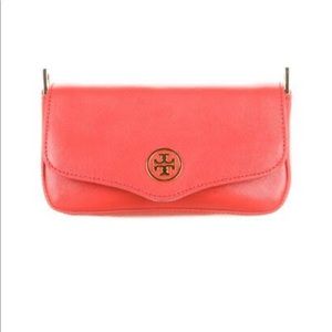 Tory Burch mini coral gold chain bag